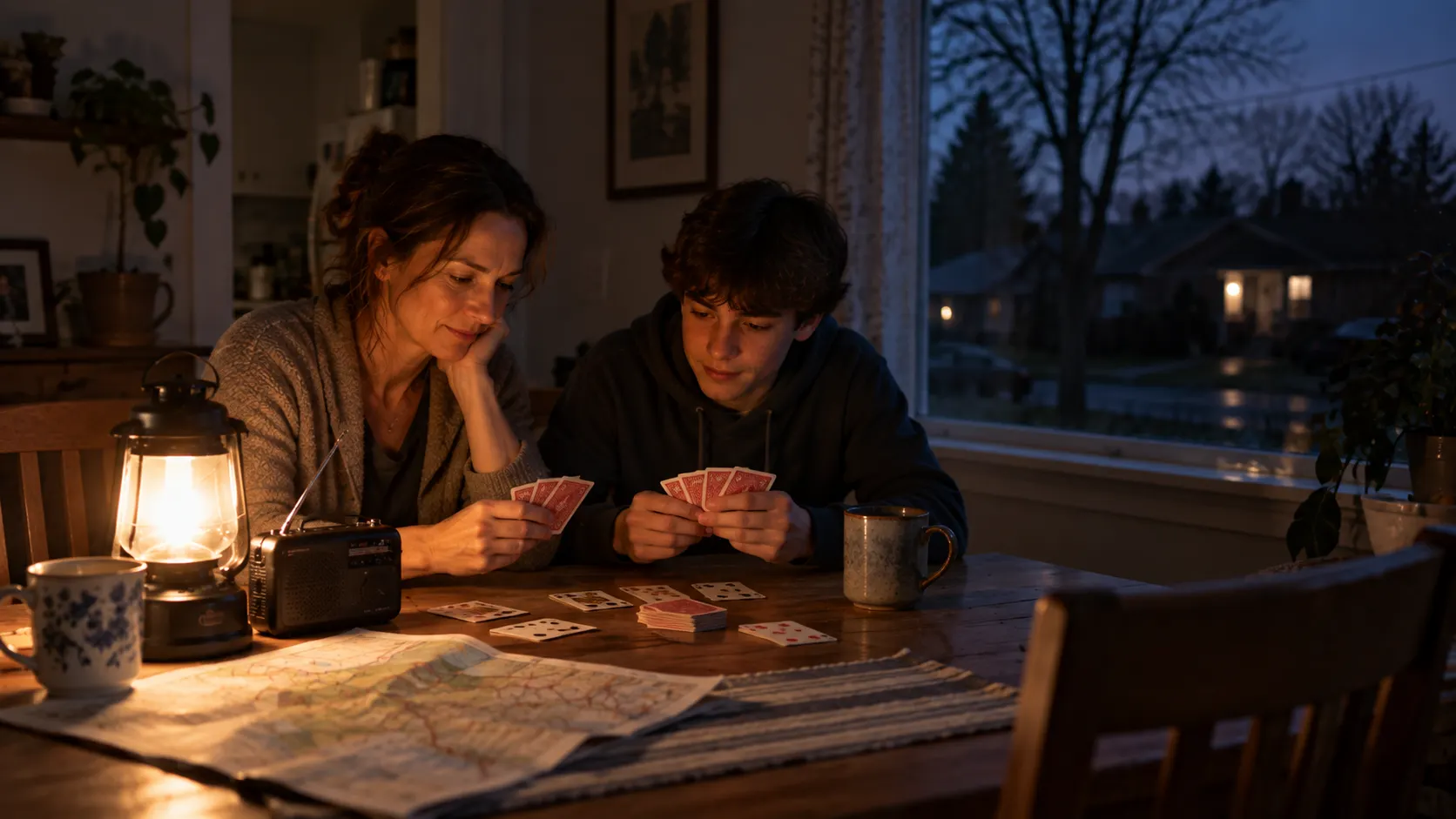 Family safe and comfortable at home during an outage
